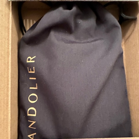 Bandolier crossbody iPhone 14 Pro Max phone wallet genuine black pebble leather - Picture 8 of 11